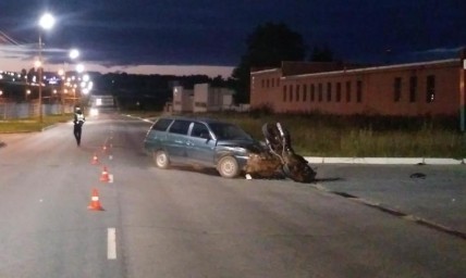 В Соликамске в результате ДТП пострадал несовершеннолетний мотоциклист 1