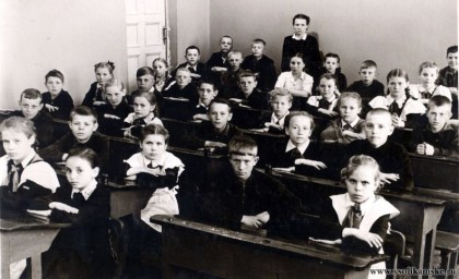 Боровск (Соликамск), 3"б"класс, школа №4 (13), 1954 год.