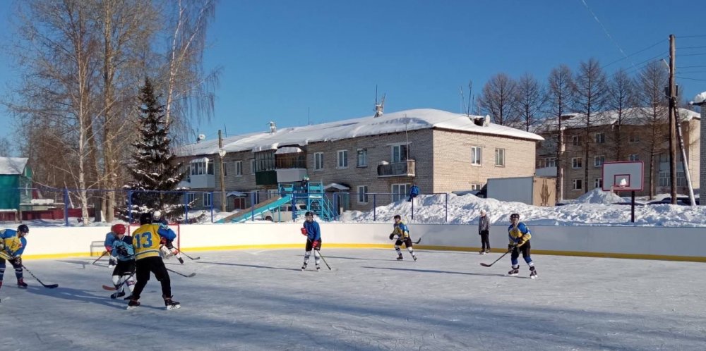 Состоялся матч в рамках Открытого первенства Соликамского городского округа по хоккею