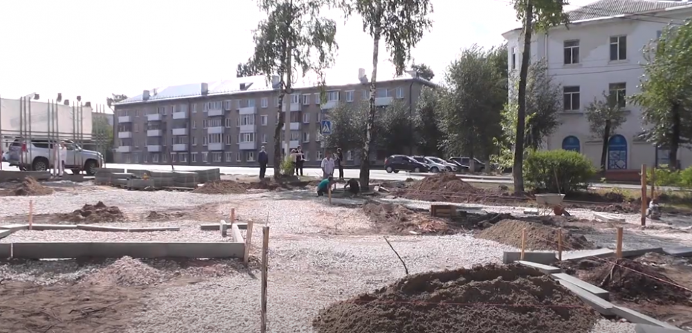 Работы по благоустройству сквера по улице Черняховского завершатся к 15 октября