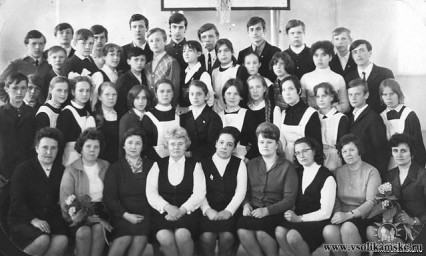 Мой класс 8Г шк. № 12 им. Николая Островского (1971 г.)