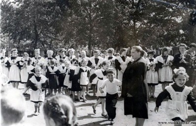 Последний звонок, 11"б" класс, школа №3 1962.