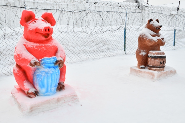 В исправительных учреждениях Пермского края прошел конкурс снежных скульптур