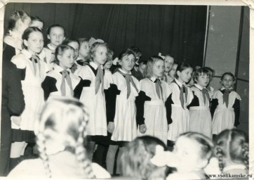 Концерт учеников 3 "Б" ,1961 год