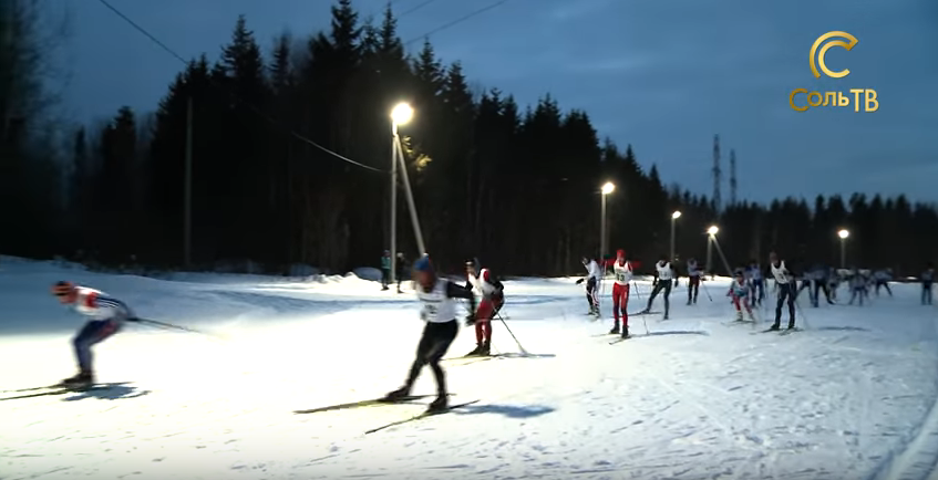 В Соликамске на лыжной базе «Калиец» состоялось торжественное открытие освещенной трассы