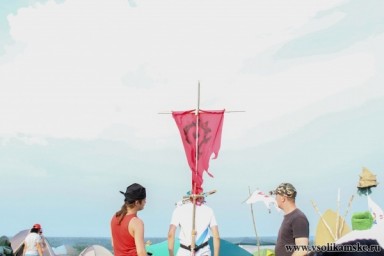 Готовим штандарт перед концертом