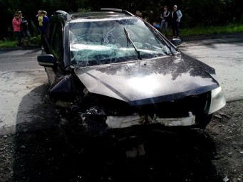 6 августа на автодороге Соликамск-Половодово произошло ДТП 1