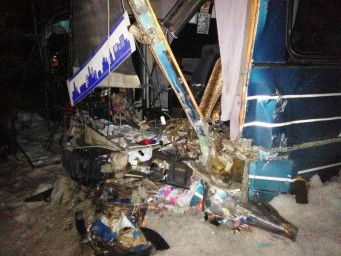 На автодороге Пермь-Березники произошло ДТП с участием автобуса, следовавшего из Перми в Соликамск 2