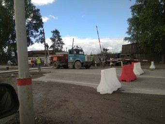 Ремонт на жд переезде 4