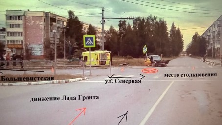 В Соликамске произошло ДТП с участием автомобиля скорой помощи 1