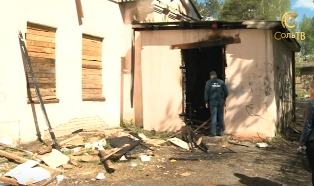 В Соликамске несколько раз горел стационар закрытой больницы №4