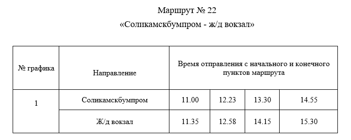 Маршрут №22